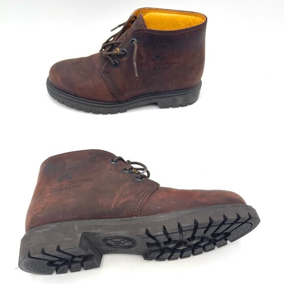 HAVANA JOEs Panama Jack men\'s brown leather ankle lace up boots size EU 41/US 8 main image 13
